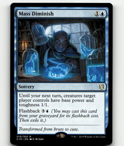 MTG - Mass Diminish - Commander 2019 - Image 1