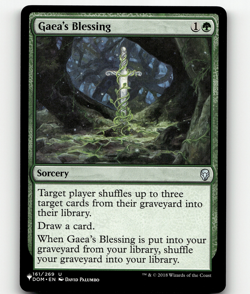 MTG Gaea's Blessing Mystery Booster - Dominaria 161/269 Regular Uncommon - Image 1