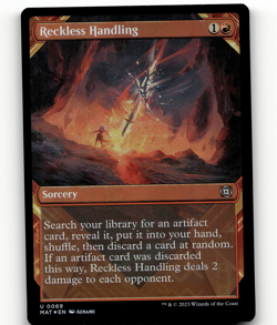 FOIL - MTG Reckless Handling (Showcase) 69 MOM: The Aftermath - Image 1
