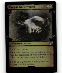 FOIL - MTG Morgul-Knife Wound (Showcase Scrolls) The Lord of the Rings - Image 1
