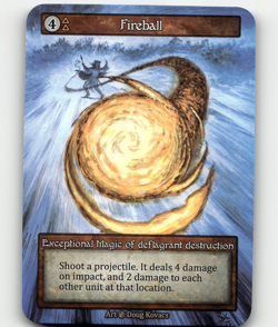 Sorcery: Contested Realm Fireball - Beta - Exceptional - Image 1