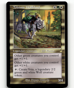 MTG Tolsimir Wolfblood (Retro Frame) 387 - Ravnica Remastered - Image 1