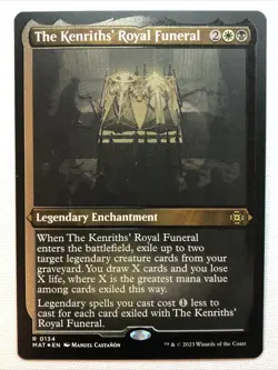 FOIL - MTG The Kenriths' Royal Funeral (Foil Etched) 134 MOM: The Aftermath Rare - Image 1