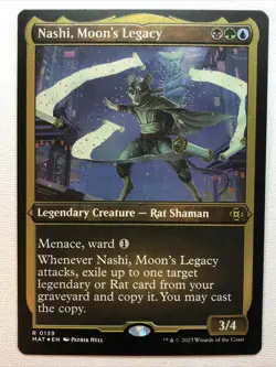FOIL - MTG Nashi, Moon's Legacy (Foil Etched) 139 MOM: The Aftermath Rare - Image 1
