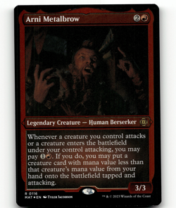 FOIL - MTG Arni Metalbrow (Foil Etched) 116 MOM: The Aftermath Rare - Image 1