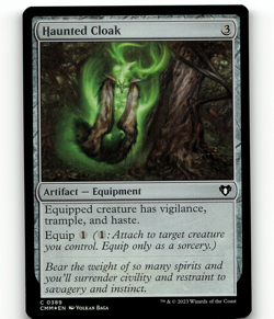 FOIL - MTG - Haunted Cloak 389 - Commander Masters - C - Image 1