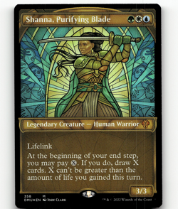 FOIL - MTG Dominaria United - Shanna, Purifying Blade (Textured Foil) 358 - Image 1