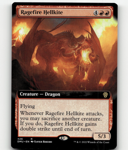 MTG Dominaria United - Ragefire Hellkite (Extended Art) 426 - Image 1