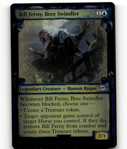 FOIL - MTG Bill Ferny, Bree Swindler (Showcase Scrolls) The Lord of the Rings - Image 1