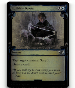 FOIL - MTG Hithlain Knots (Showcase Scrolls) The Lord of the Rings - Image 1