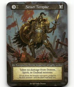 Sorcery: Contested Realm Sirian Templar - Beta - Exceptional - Image 1