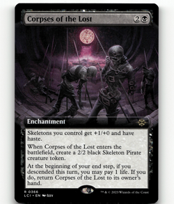MTG Corpses of the Lost (Extended Art) 366 - The Lost Caverns of Ixalan - Image 1