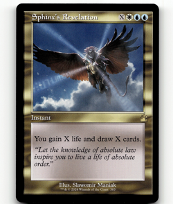 MTG Sphinx's Revelation (Retro Frame) 383 - Ravnica Remastered - Image 1
