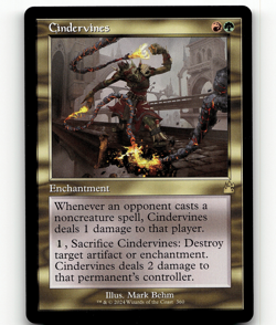 MTG Cindervines (Retro Frame) 360 - Ravnica Remastered - Image 1