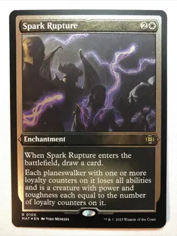 FOIL - MTG Spark Rupture (Foil Etched) 105 MOM: The Aftermath Rare - Image 1