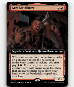 MTG Arni Metalbrow (Extended Art) 159 MOM: The Aftermath Rare - Image 1