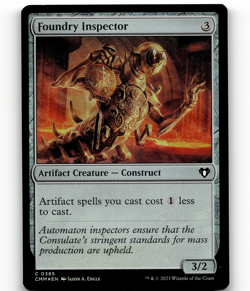 FOIL - MTG - Foundry Inspector 385 - Commander Masters - C - Image 1
