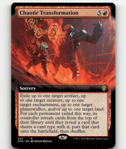 MTG Dominaria United - Chaotic Transformation (Extended Art) 405 - Image 1