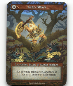 Sorcery: Contested Realm Leap Attack - Beta - Exceptional - Image 1