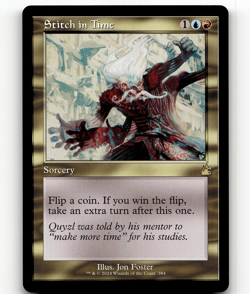 MTG Stitch in Time (Retro Frame) 384 - Ravnica Remastered - Image 1