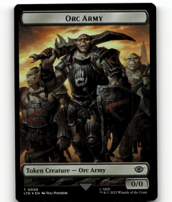 FOIL - MTG - Orc Army (0006) Food (0011) - The Lord of the Rings - Image 1