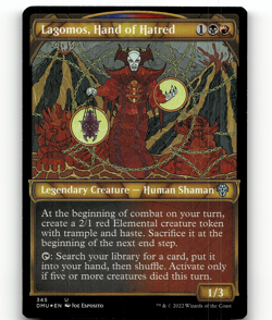 FOIL - MTG Dominaria United - Lagomos, Hand of Hatred (Textured Foil) 345 - Image 1