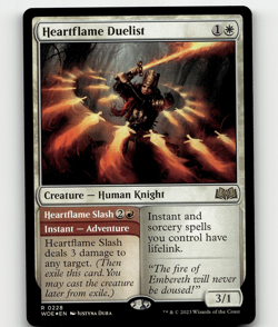FOIL - MTG Heartflame Duelist 228 - Wilds of Eldraine - Image 1