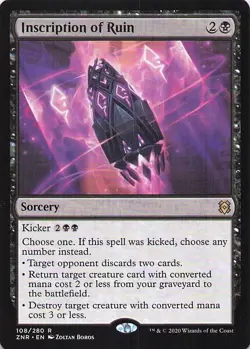 Inscription of Ruin Zendikar Rising Regular - Image 1