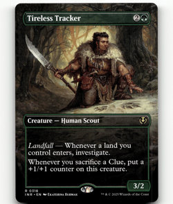 MTG Tireless Tracker (Borderless) #318 - Innistrad Remastered - Image 1