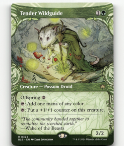 MTG Tender Wildguide (Showcase) #325 - Bloomburrow - Image 1