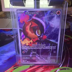 Pokemon TCG - Charcadet 022 - Mega Evolution Black Star Promo Holo Card (NM) - Image 1