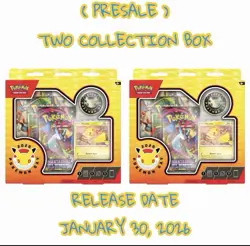 Lot Of 2 Pokemon Day 2026 Collection Box PREORDER 1/30/26 New Sealed - Image 1