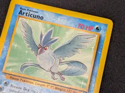 Pokemon TCG Articuno 17/62 Fossil Unlimited Non Holo Rare WOTC Vintage LP - Image 3