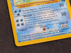 Pokemon TCG Articuno 17/62 Fossil Unlimited Non Holo Rare WOTC Vintage LP - Image 5