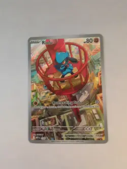 Pokemon TCG - Promo Riolu - MEP 10 - Mega Evolutions Near Mint Black Star Promo - Image 1