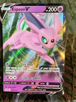 Pokemon TCG: ESPEON V SWSH201~ BLACK STAR PROMO - Image 1