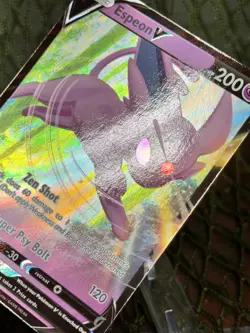 Pokemon TCG: ESPEON V SWSH201~ BLACK STAR PROMO - Image 3