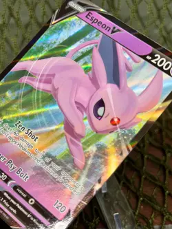 Pokemon TCG: ESPEON V SWSH201~ BLACK STAR PROMO - Image 4
