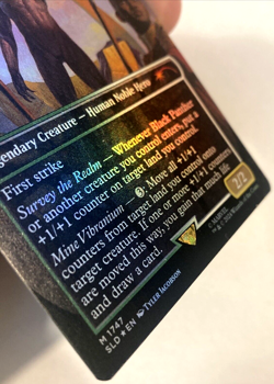 MTG Black Panther, Wakandan King RAINBOW FOIL Secret Lair Drop x Marvel 1747 NM - Image 2