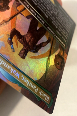 MTG Black Panther, Wakandan King RAINBOW FOIL Secret Lair Drop x Marvel 1747 NM - Image 5