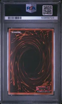 2023 YU-GI-OH! METAL RAIDERS 25TH ANNIVERSARY EDITION #EN065 TIME WIZARD PSA 8 - Image 2