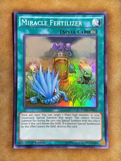 Yugioh Miracle Fertilizer FUEN-EN053 Super Rare 1st Ed NM - Image 1