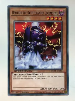 Yu-Gi-Oh! Speed Duel GX: Duel Academy Dekoichi the Battlechanted Locomotive NM/M - Image 1