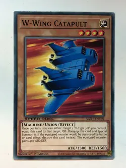 Yu-Gi-Oh! Speed Duel GX: Duel Academy W-Wing Catapult SGX1-ENC09 NM/M - Image 1