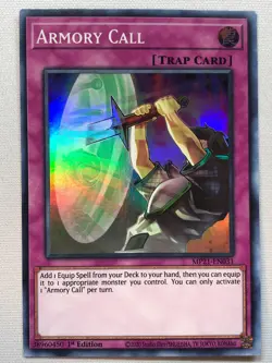 Yugioh 2021 Tin of Ancient Battles Armory Call NM/M - Image 1