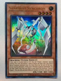 Yugioh 2022 Tin of the Pharaoh's Gods Stardust Synchron MP22-EN119 - Image 1