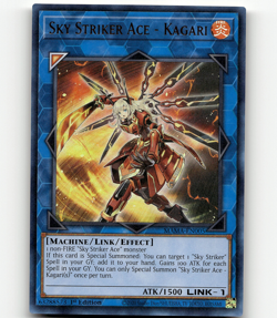 Yugioh Sky Striker Ace - Kagari MAMA-EN005 Magnificent Mavens Ultra Rare - Image 1