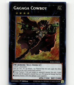 Yugioh Gagaga Cowboy (Secret Rare) - Quarter Century Stampede - Image 1