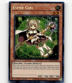 Yugioh Esper Girl (Secret Rare) - Quarter Century Stampede - Image 1