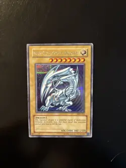 Yugioh Blue-Eyes White Dragon DDS-001 Secret Rare Promo LP - Image 1